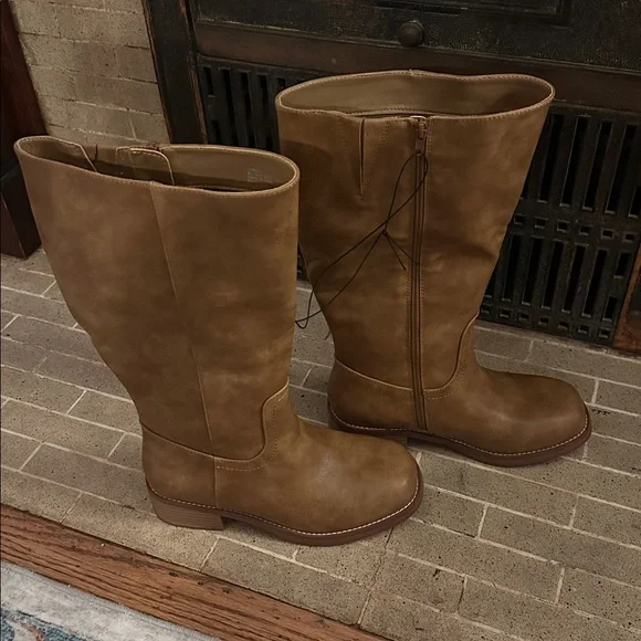 Torrid Brown Heeled Boots - Picture 2 of 8